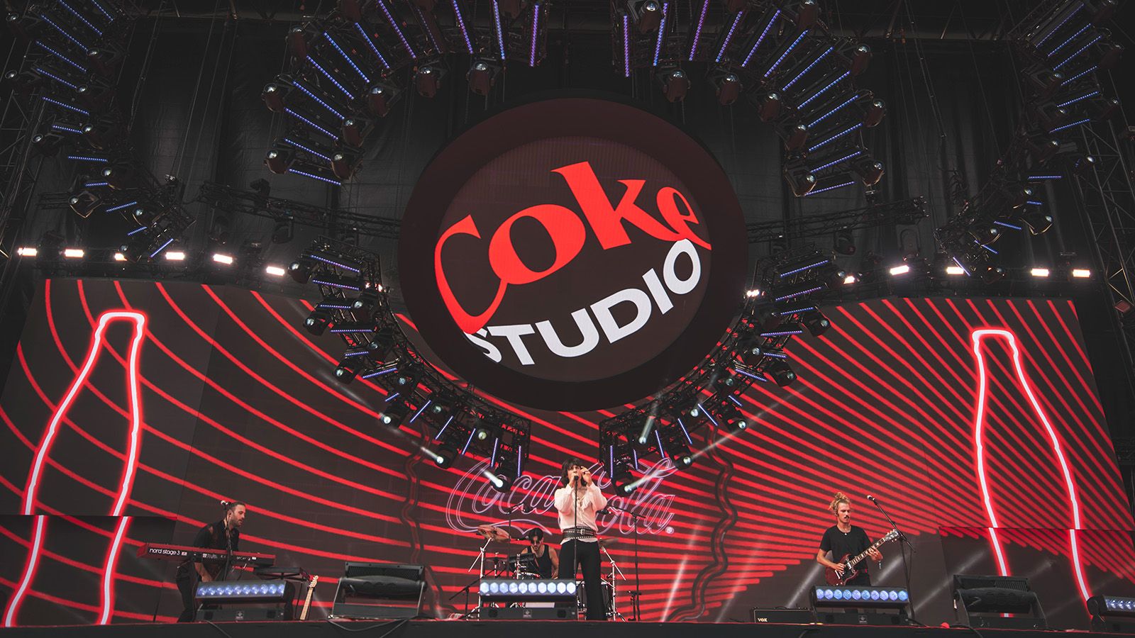 Coca-Cola Music Experience in Madrid mit über 300 GLP-Scheinwerfern