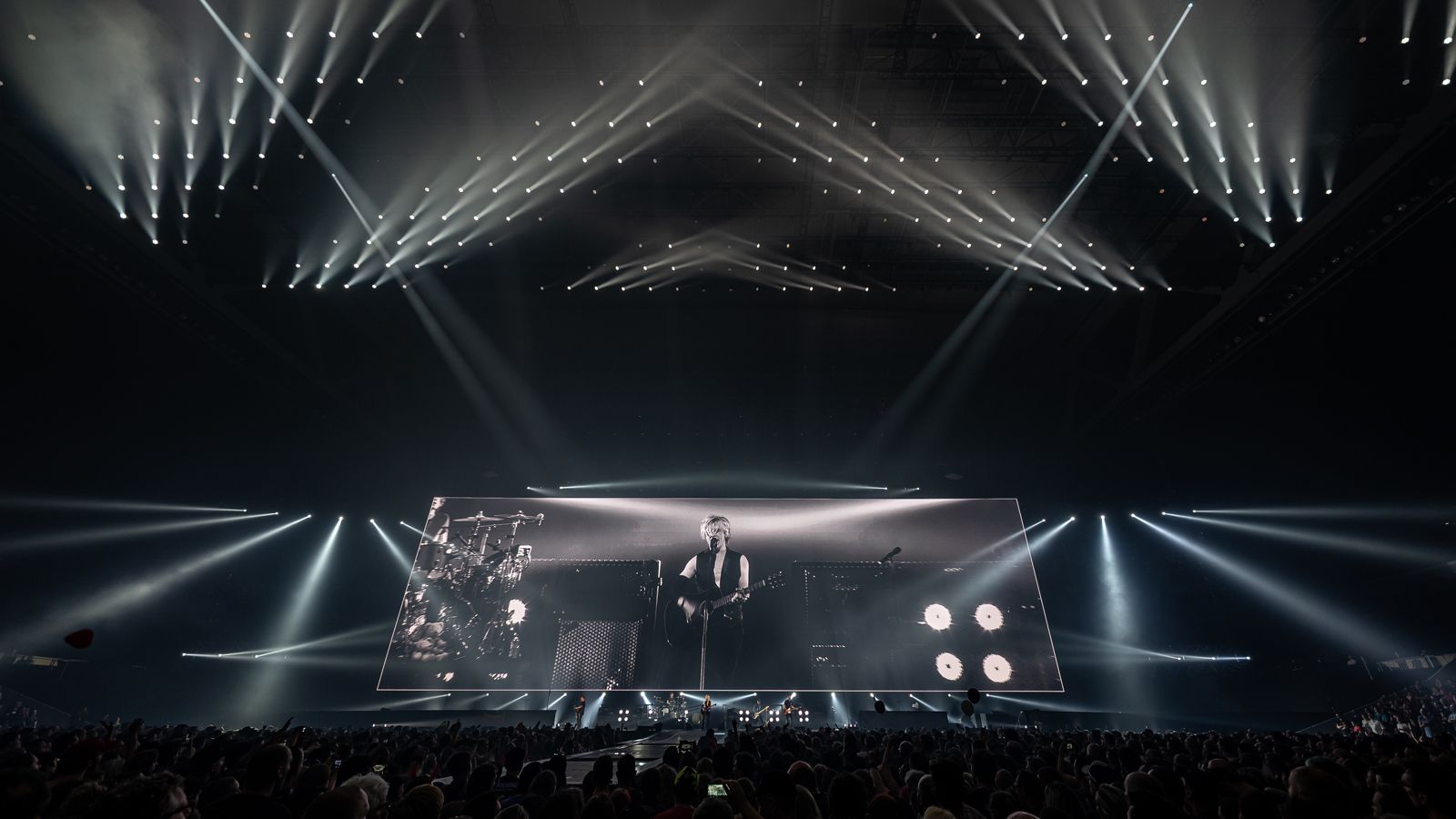 Jean-Christophe Aubrée lights Indochine stadium shows with 794 GLP fixtures