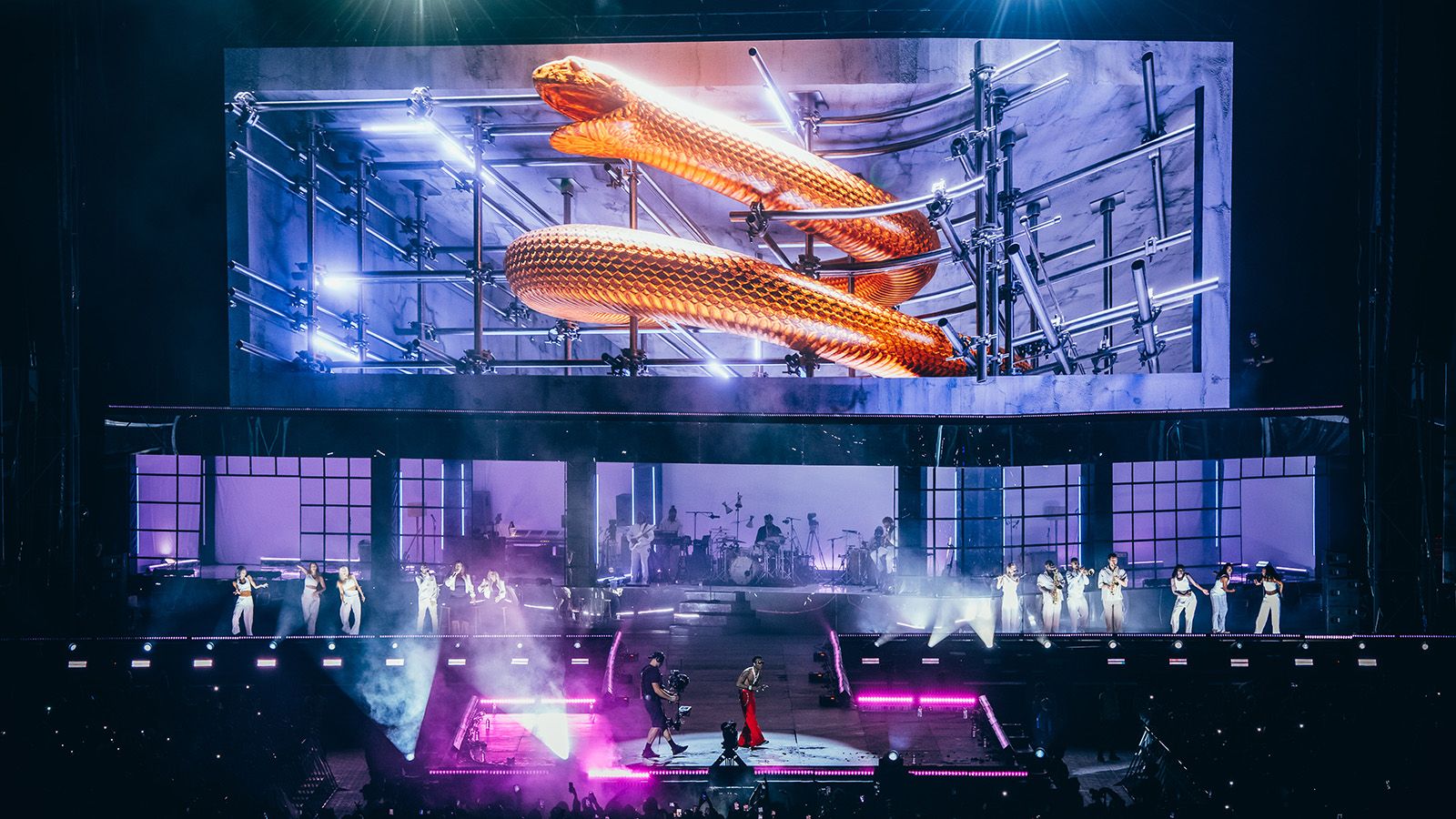 GLPs neue impression X5 IP Bars bringen das gewisse Etwas in die Show von Wizkid im Tottenham Hotspur Stadium