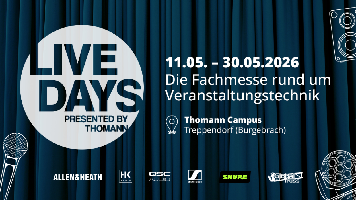 LIVE DAYS - by THOMANN 19.-20.05.2026
