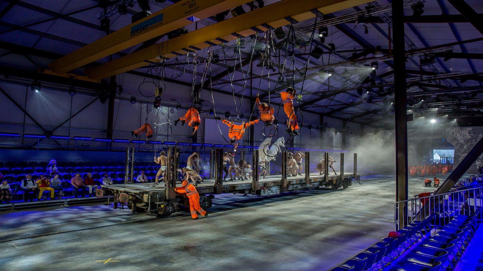 Gotthard-Basistunnel Eröffnungsshow mit X4 Bars