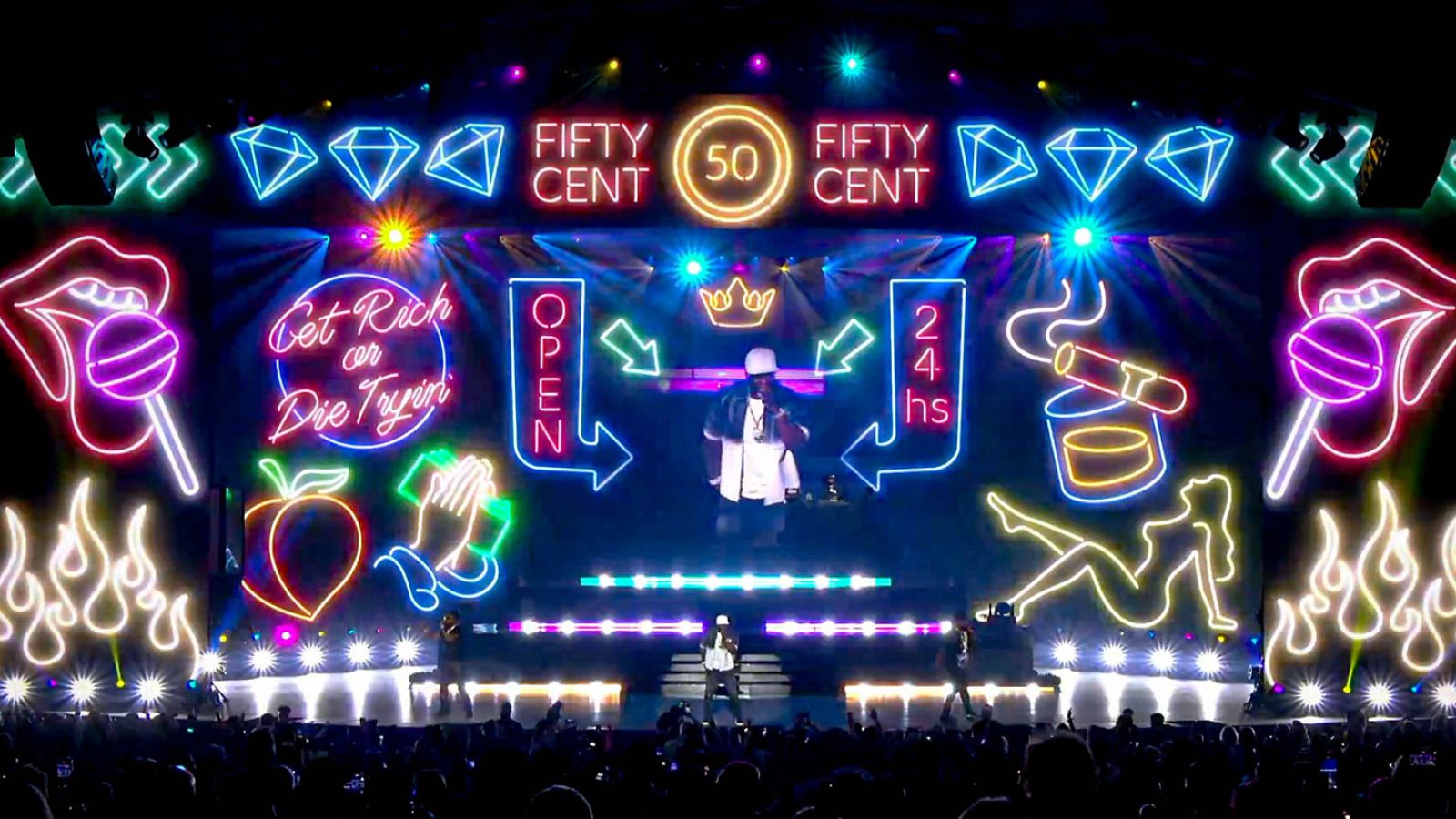 JDC2 IPs help 50 Cent create Vegas-style New Year party