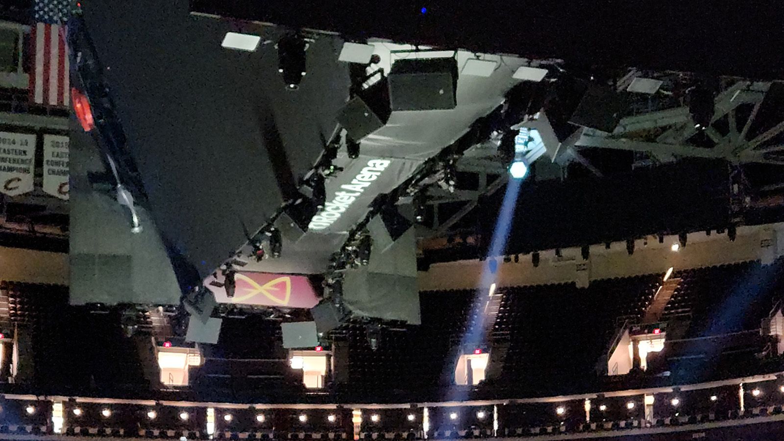 Erste Festinstallation des mächtigen GLP MAD MAXX für die Cleveland Cavaliers