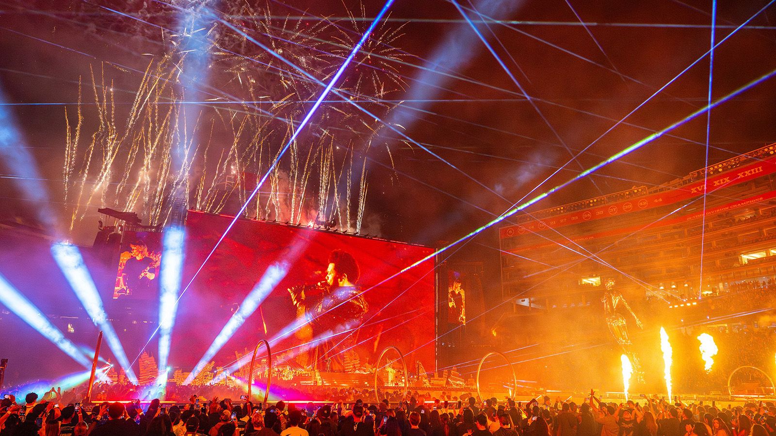 GLP MAD MAXX verwandeln Bühnen-Skyline von The Weeknd in ein lebendiges Stadtbild