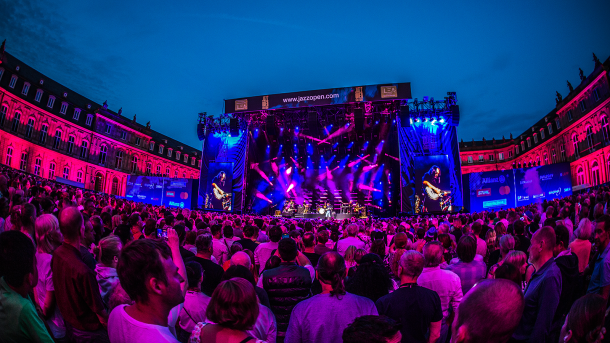 Sound & Light Veranstaltungstechnik provides more than 220 GLP fixtures for Jazzopen festival in Stuttgart