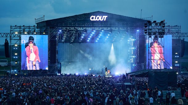 223 GLP fixtures across two stages at CLOUT Festival 2026