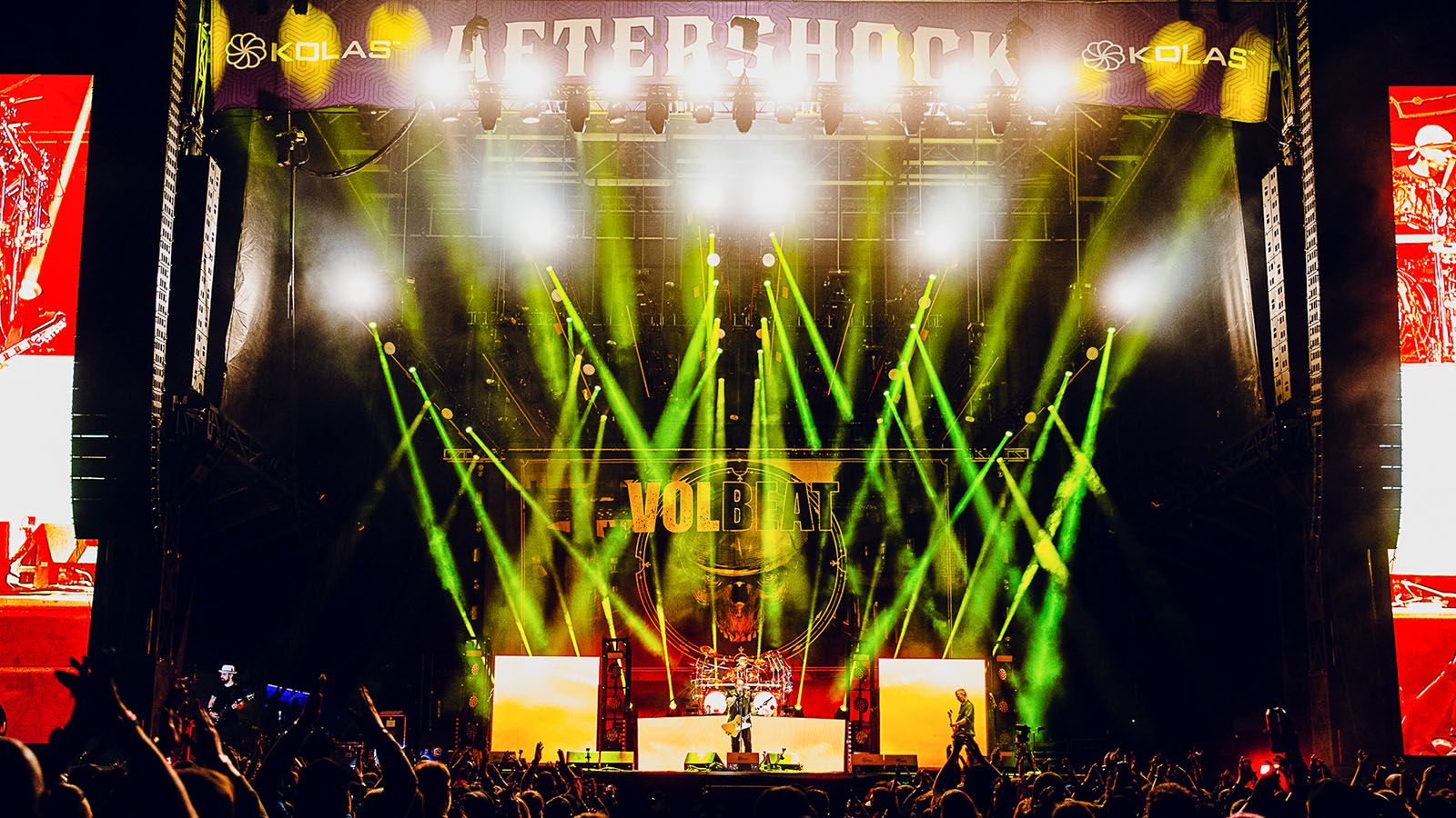 JDC1 und X4 Bars mit Niller Bjerregaard bei Volbeat-Show