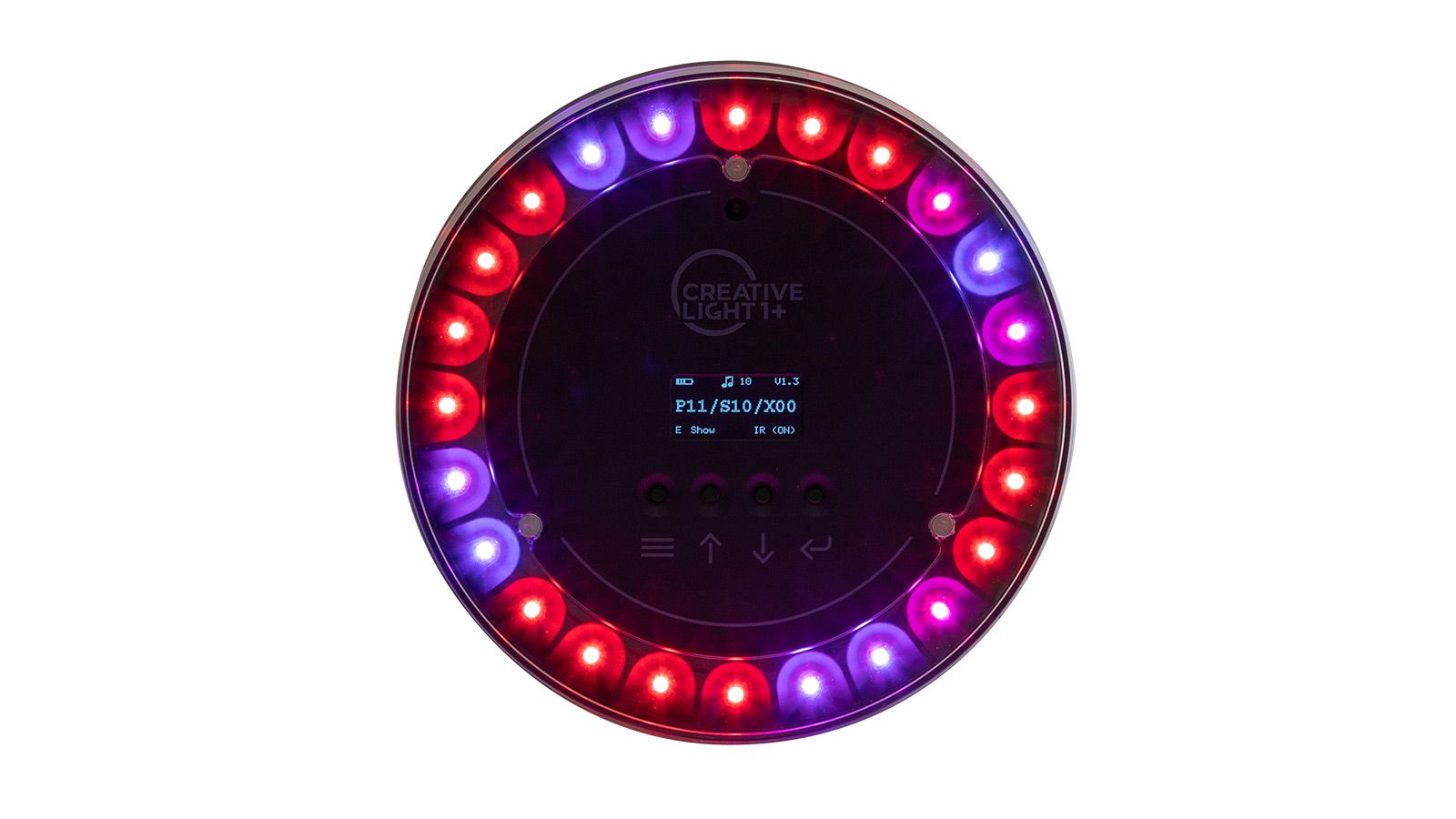 Erstes kabelloses, batteriebetriebenes Creative Light System