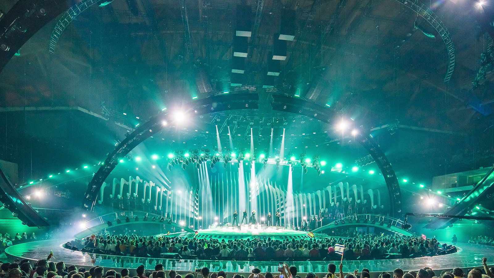 TV Premiere in Lisbon – 64 KNV Arc from GLP at ESC 2018