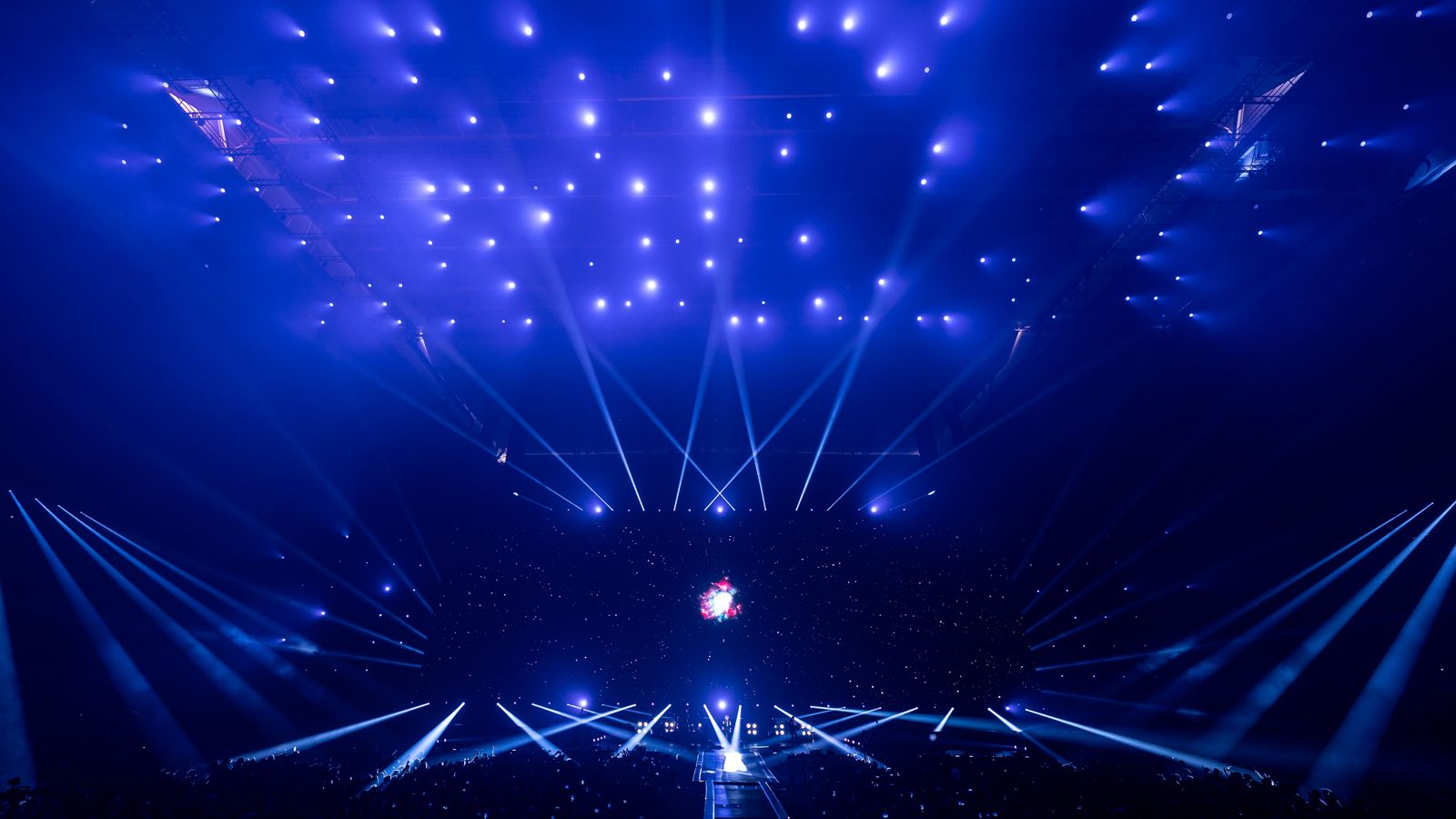 Jean-Christophe Aubrée lights Indochine stadium shows with 794 GLP fixtures
